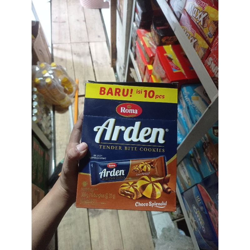 

Snack Biskuit Arden 1 pack isi 10 pcs