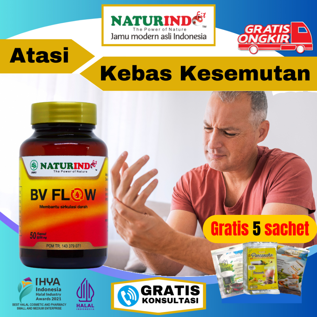 Obat Kesemutan Kebas Tangan Kaki Bv flow Naturindo