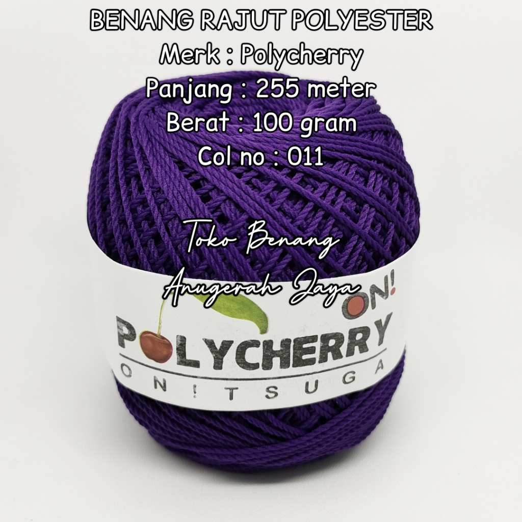 Benang Rajut Polycherry Polycherry Onitsuga no 011