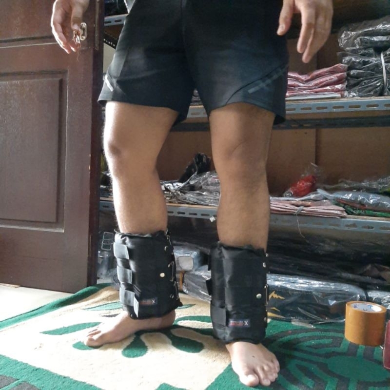 pemberat kaki 10kg 10 kg sepasang dumbell fitness bendel kaki gym Penguat otot kaki beban olahraga b