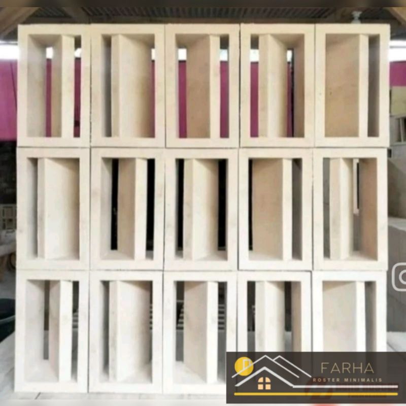roster beton minimalis/ loster beton motif nako panjang 2sisi