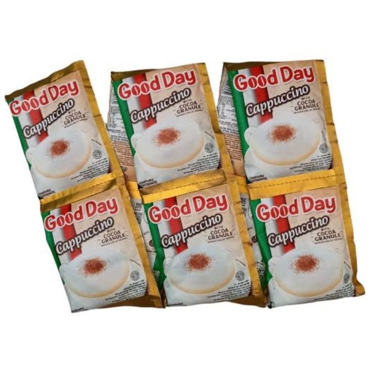 

Gr0sir Kopi GOOD DAY CAPUCINO 25gr RENCENG ( ISI 10 ) Dijamin Ori