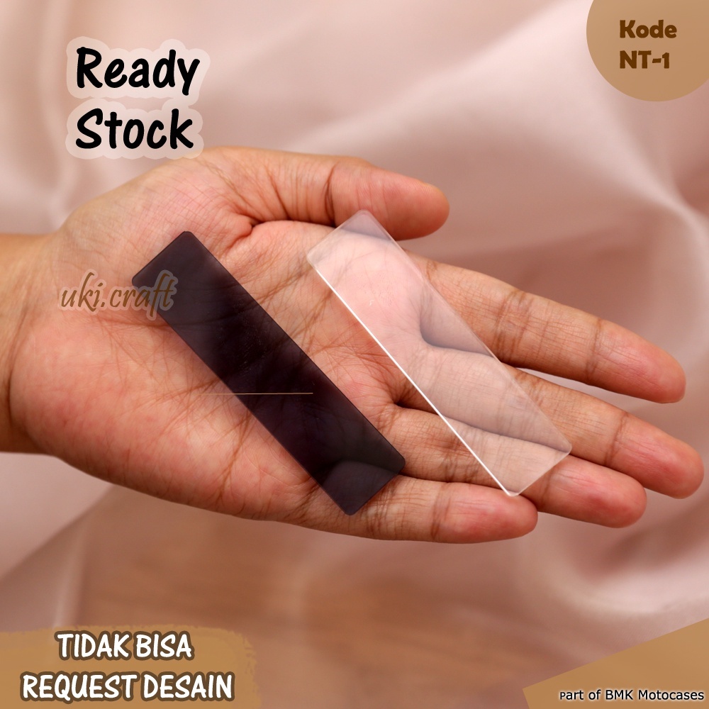 

Name Tag Bahan Name Tag Akrilik Hitam 2 x 8cm Nametag Bahan Nama Dada / Name Tag Acrylic Akrilik Hitam