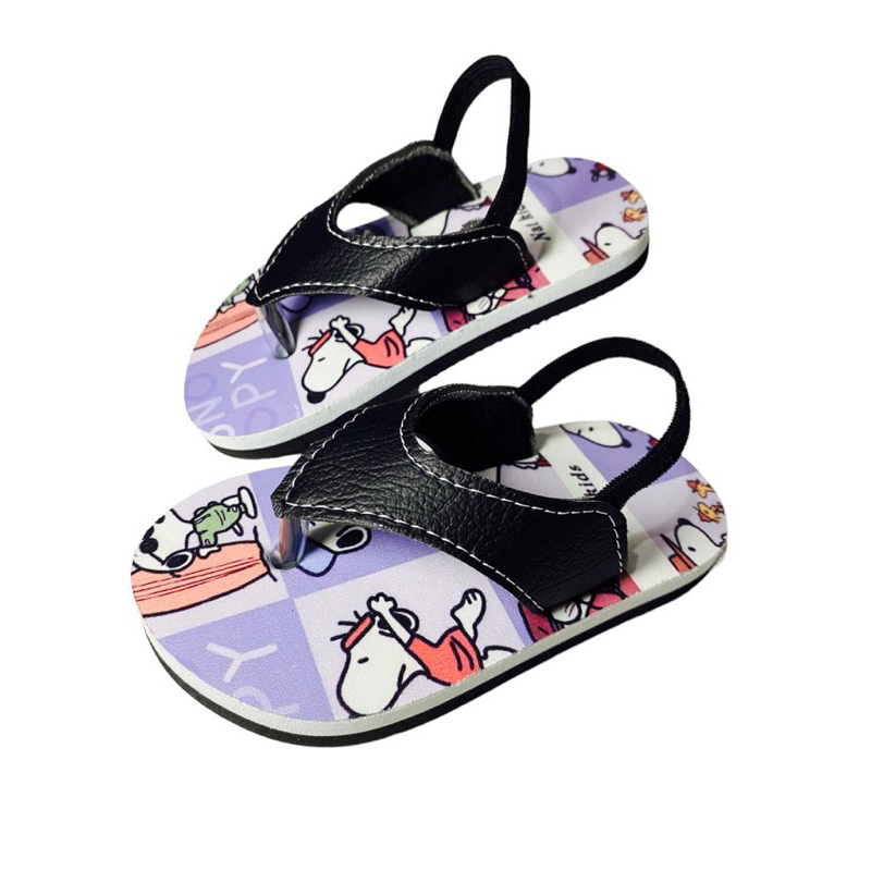Sandal anak baby Tali Belakang Snoopy