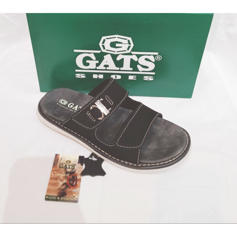 Sandal Pria / Sandal Harian / Sandal Casual / Sandal Sopan / Sandal Kulit / GATS VT302 HT