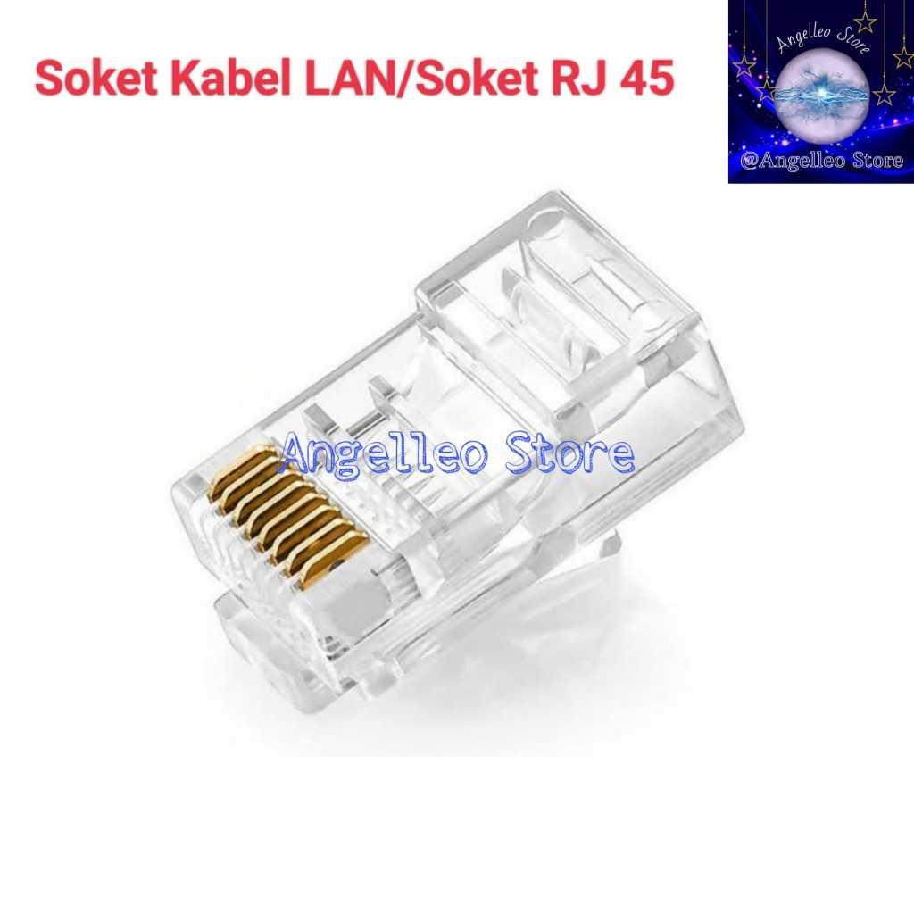 Soket RJ45~Soket Kabel LAN~Konektor RJ45~Cat 5