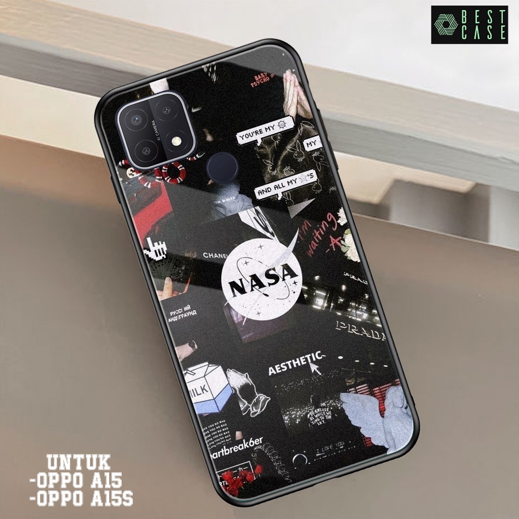 BEST CASE OPPO A15 - OPPO A15S TERBARU MOTIF (NASA) - CASE 2D GLOSSY - CASE HP - HARDCASE GLOSSY - C