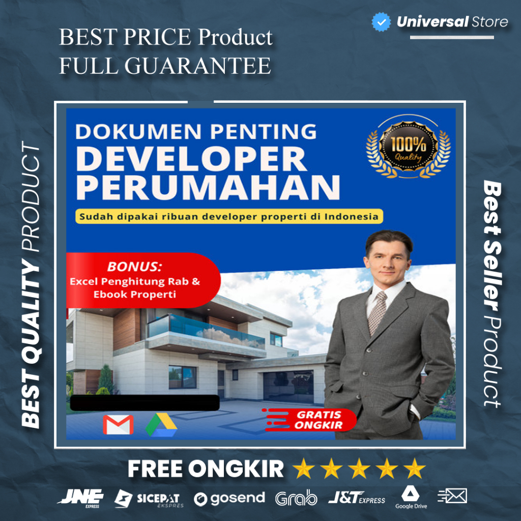 Dokument Developer Perumahan Properti Property Terlengkap format WORD Excel Siap Pakai