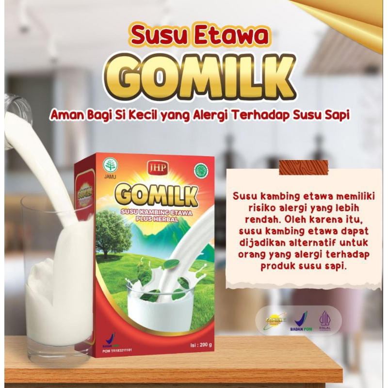

SUSU GOMILK | SUSU KAMBING ETAWA PLUS HERBAL (BISA COD) Grosir(13 Box)