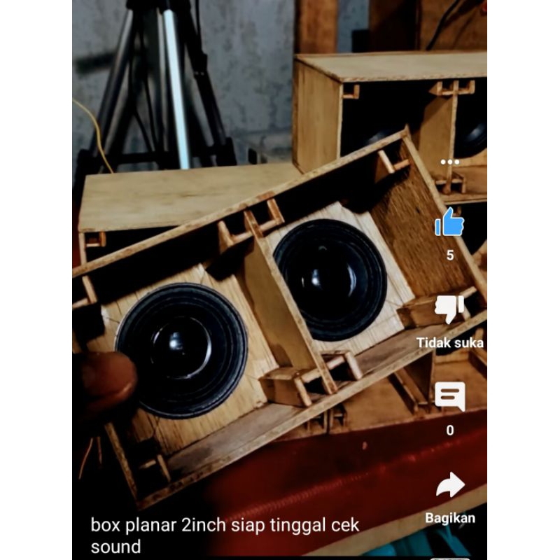 box planar doble + speaker 2inch