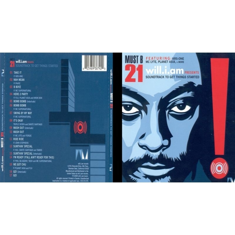 will i am cd album must b 21 (ost to get things started)