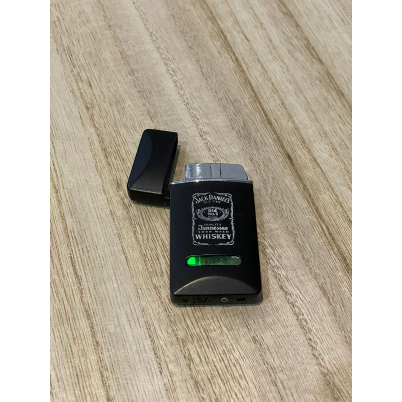 Korek Api Model Zippo Gas Motif Jack Daniels Korek Gas Isi Ulang