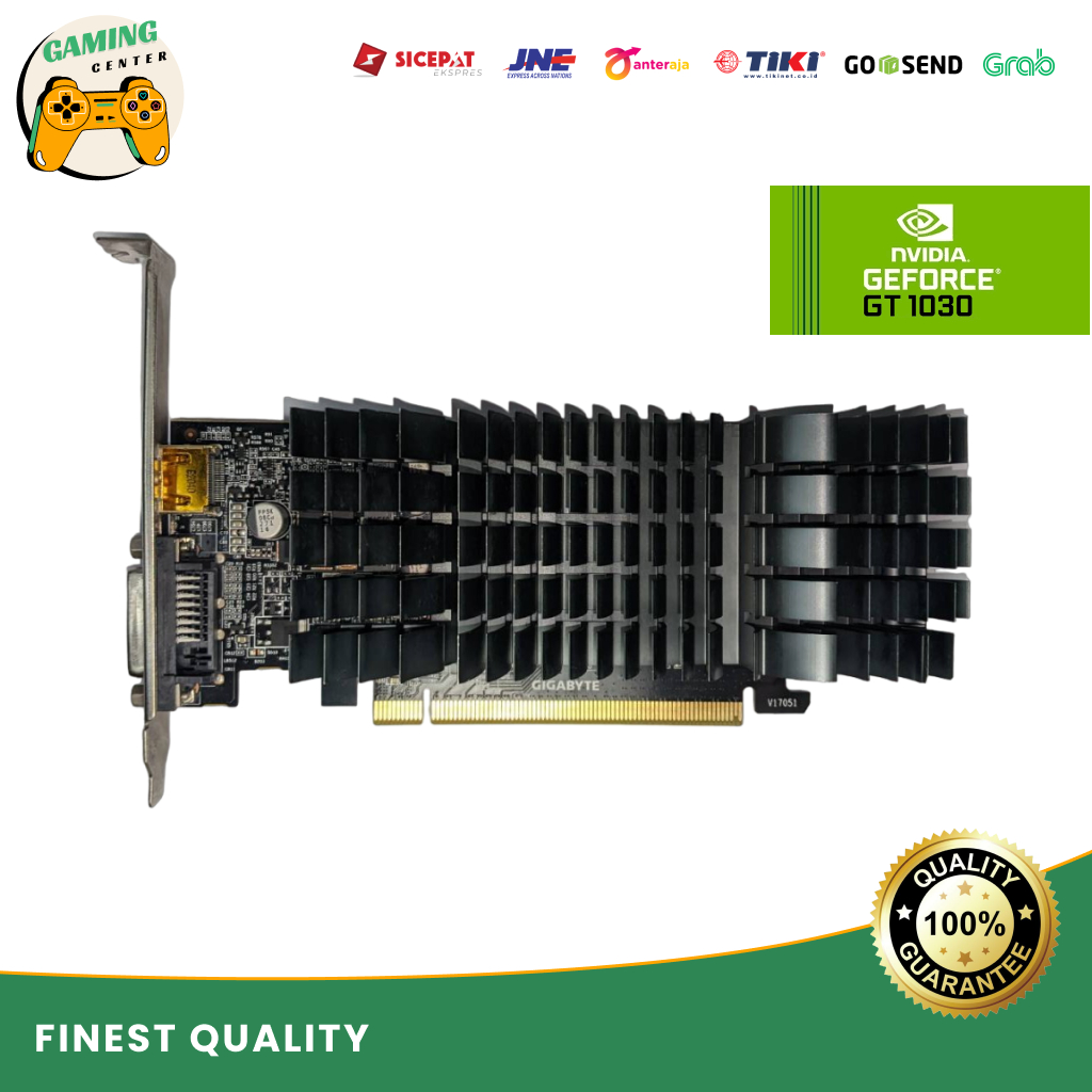 VGA GIGABYTE GT 1030 2GB GDDR5 Terawat 100% Original (GTA V, PES, POINT BLANK, VALORANT Ready)