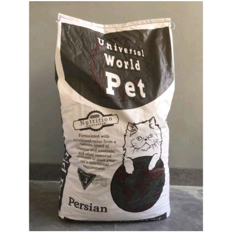 GRAB/GOJEK UNIVERSAL WORLD PET PERSIAN ADULT 20KG / CAT FOOD  MAKANAN KUCING DEWASA DRY FOOD UNIVERS