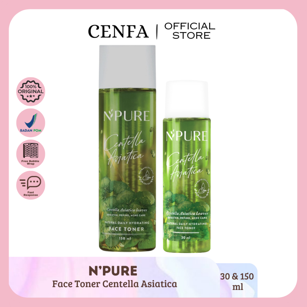 NPURE Face Toner Centella Asiatica (Cica Series) / Npure Marigold Toner / NPURE NONI TONER / Licoric