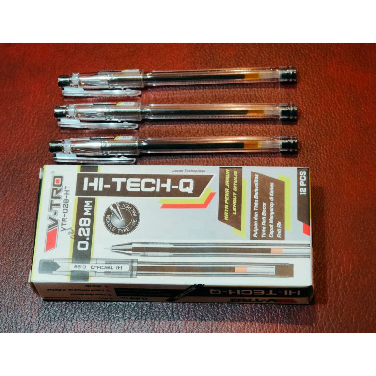 

Dijual Murah.. bolpen Hitech Vtro VTR 0.28 mm YHH