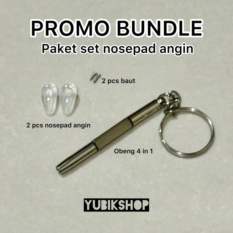 PAKET SET NOSEPAD ANGIN / NOSEPAD SILIKON / NOSEPAD ANGIN / NOSEPAD KACAMATA MURAH