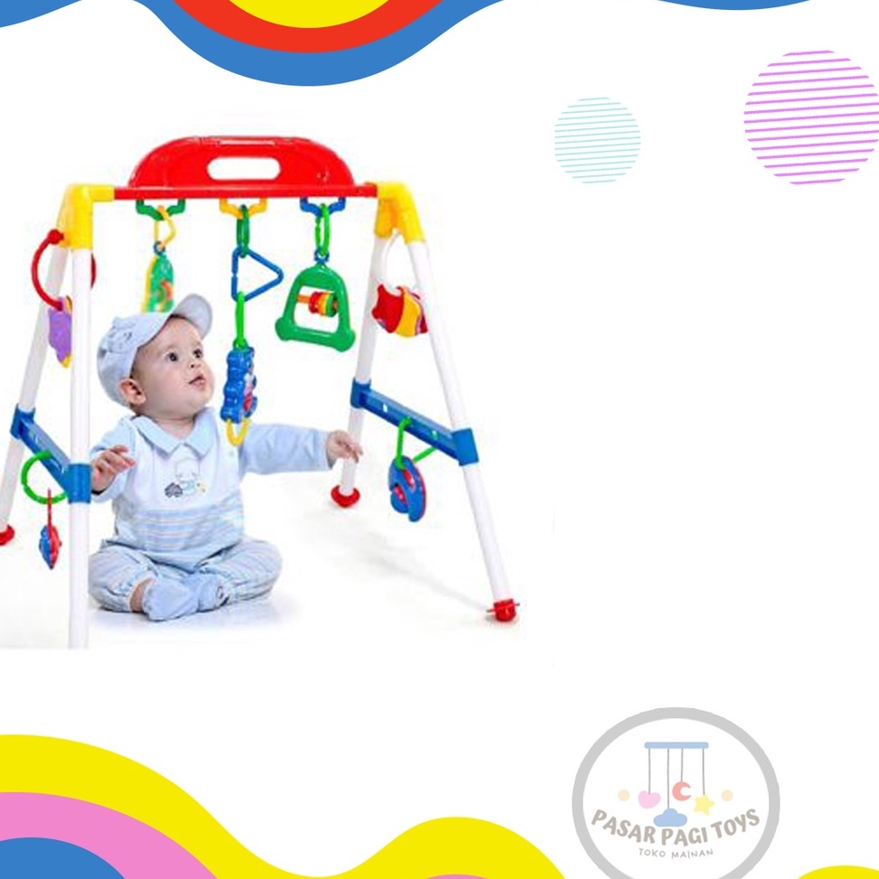 Harga Termurah.. Mainan baby MUSICAL playgym / anak baby rattle play gym A2016