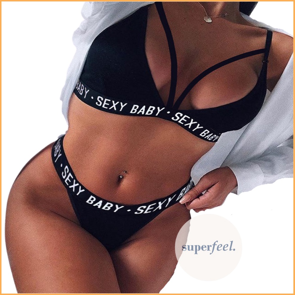 SIAP KIRIM SFL PREMIUM SET BIKINI LINGERIE SEXY BABY HOT BEACH PANTAI SEKSI SWIMSUIT WANITA THREE PO