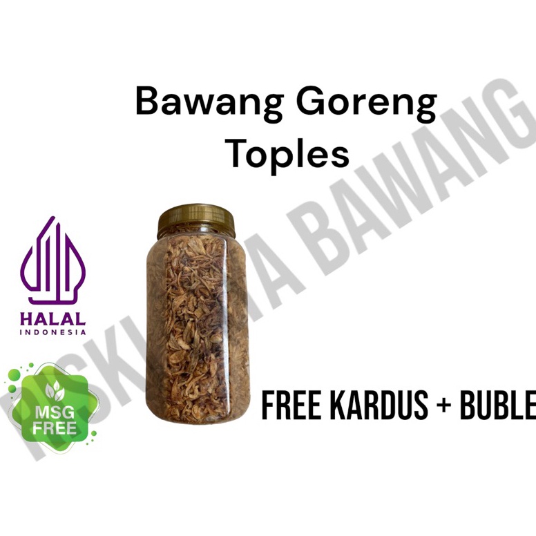 

L44ris Bawang Goreng 200 gram toples gurih dan renyah [282]