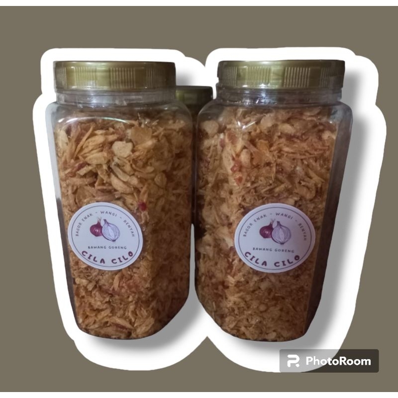 

bawang goreng sumenep 200 gram kemasan toples