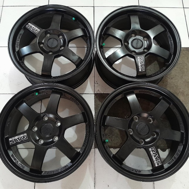 Velg Mobil TE37 R16x7 PCD 5x114,3 BLACK
