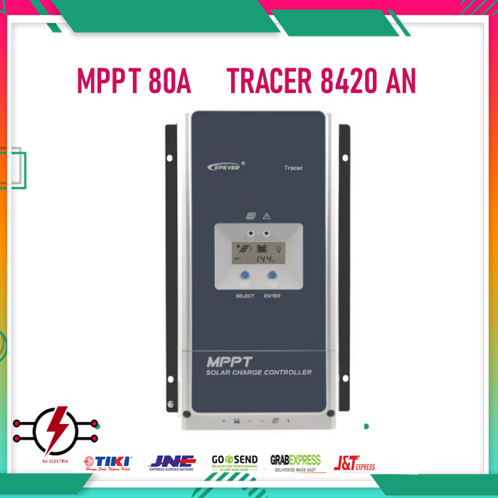 solar charge controller mppt 80A epever tracer 8415an scc mppt panel surya