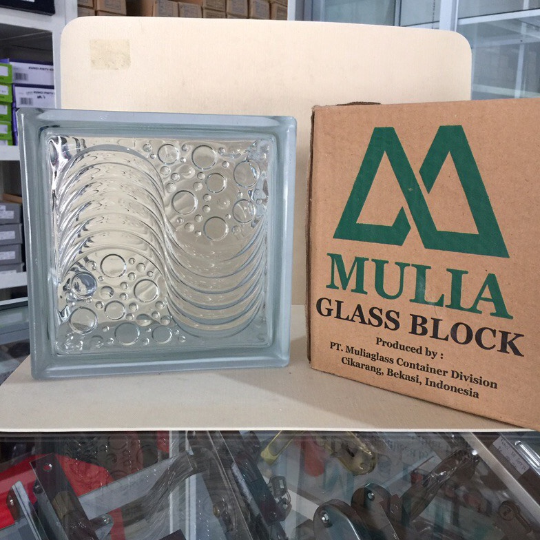Kekinian.. Glass block / glass blok / kaca penerangan (mulia) WM9