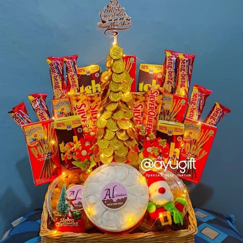 

Ayu Gift | Hampers Natal | Pohon Natal Coklat | Tower Snack