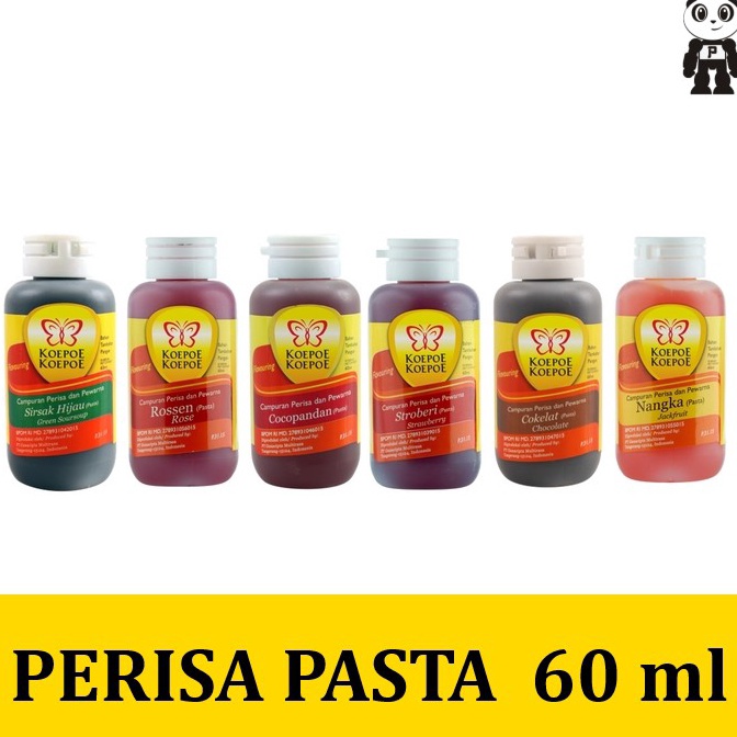 

KOEPOE KOEPOE Pasta Perisa Komplit 60ml Moka Vanilla Lemon Pandan Alpukat Durian Coklat Santan Melon 06crr