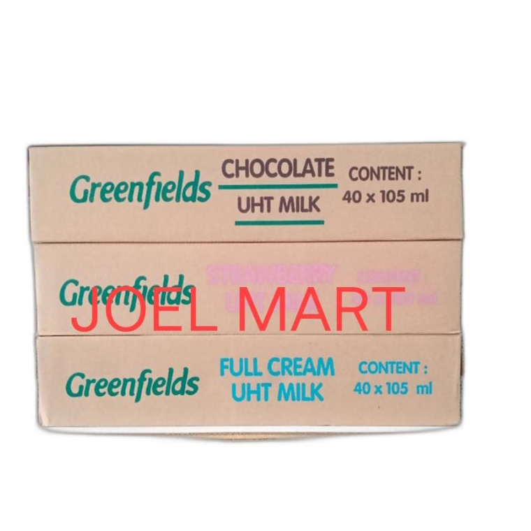 

[✺Y59<] GREENFIELDS 105 ML 125ML DUS KARTON / SUSU GREENFIELDS 105ML 105 ML UHT 1DUS ISI 40PCS Must Buy