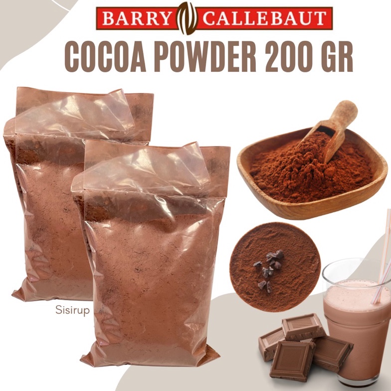 

Diskon➱ 200 GR Cocoa Powder Barry Callebaut 200 GR / Cocoa Powder / Coklat Bubuk 00hyo