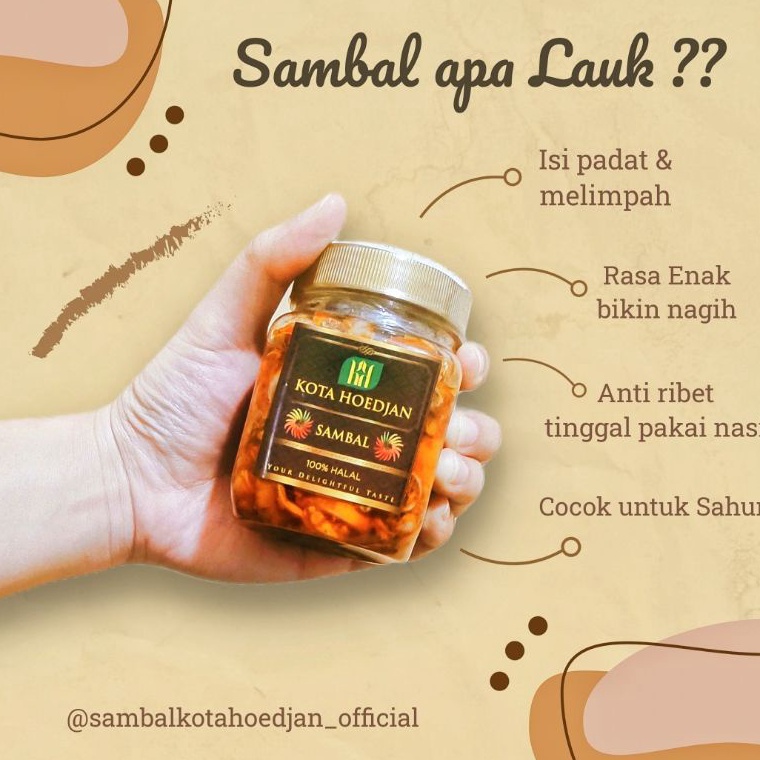 

87L [READY SIAP KIRIM] SAMBAL KOTA HOEDJAN : SAMBAL TERI, GABUS, PARU, JENGKOL, PETE, MELINJO, BAWANG, CUMI 86
