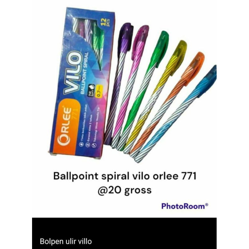 

[satuan] pulpen vilo/bolpoint ulir vilo ecer 1pcs