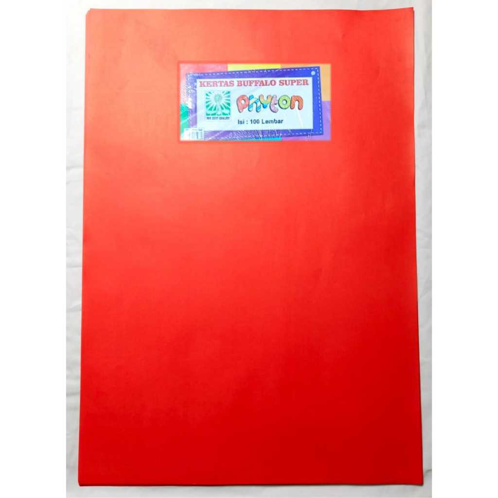 

(PAK) KERTAS BUFALLO POLOS PHYTON MERAH TUA 61x86 / KERTAS BUFALLO