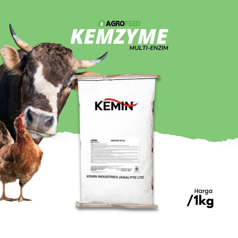 Kemin KEMZYME Top Dry Enzim Blend Kecernaan Nutrisi Pakan Hewan Ternak