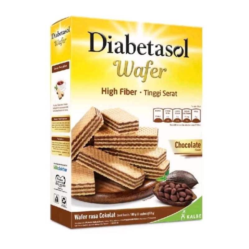 

DIABETASOL Wafer Chocolate (2x50 gr) Exp Des 2024