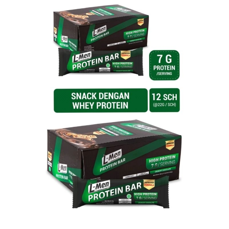 

L-MEN PROTEIN BAR SATU BOX ISI 12