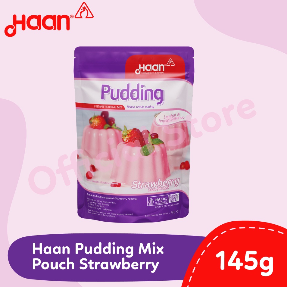 

[KODE PRODUK CZ9YC7989] HAAN PUDDING STRAWBERRY145gr