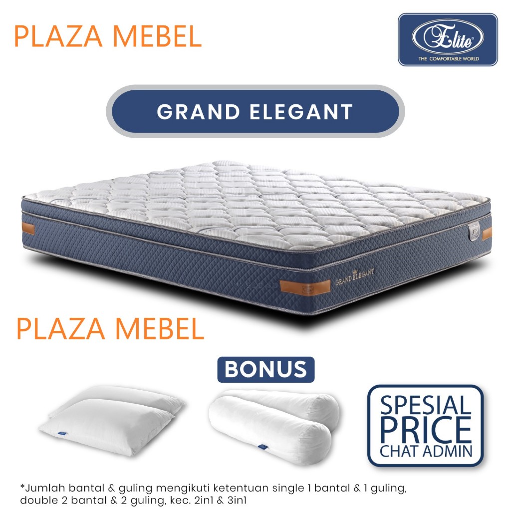 Kasur Springbed ELITE Grand Elegant Spring Bed ( Matras Only)