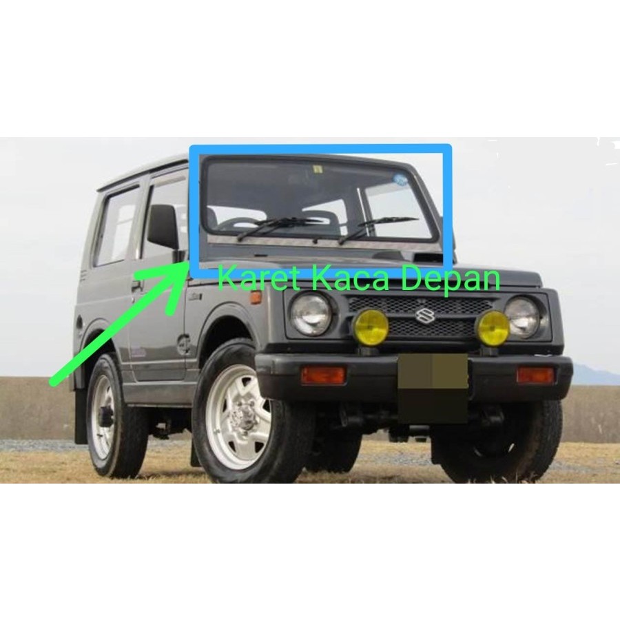 Karet Peredam Kaca Depan Mobil Suzuki Katana/Jimny