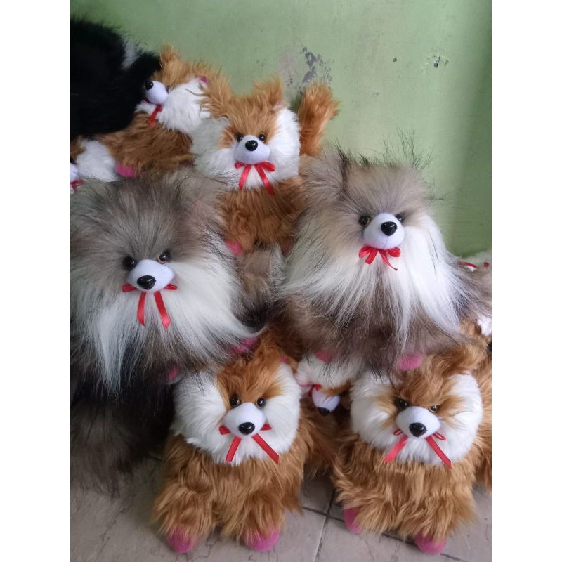 boneka kucing besar lucu dan imut bulu halus ukuran m