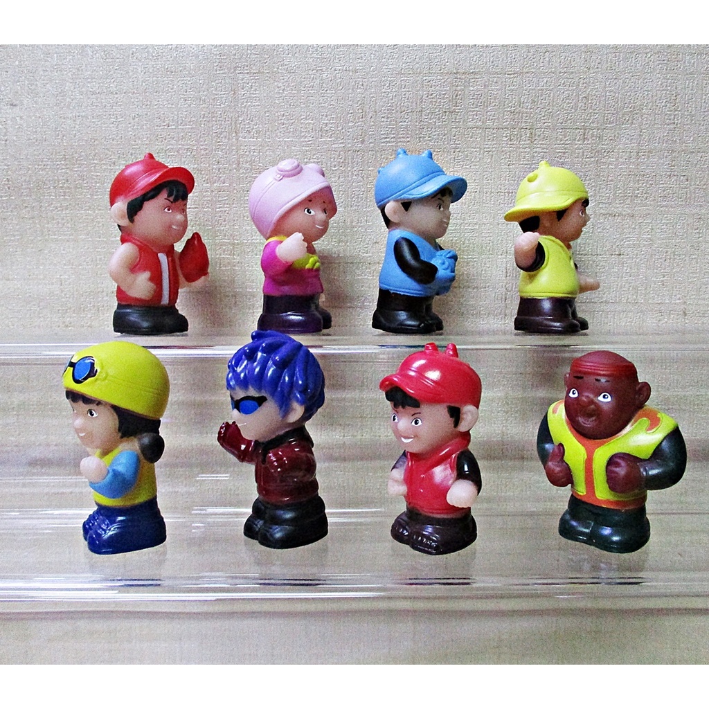 Miniatur Pajangan Topper cake Mainan Boboiboy Galaxy Halilintar Boboboy Boboboi Action Figure isi 8