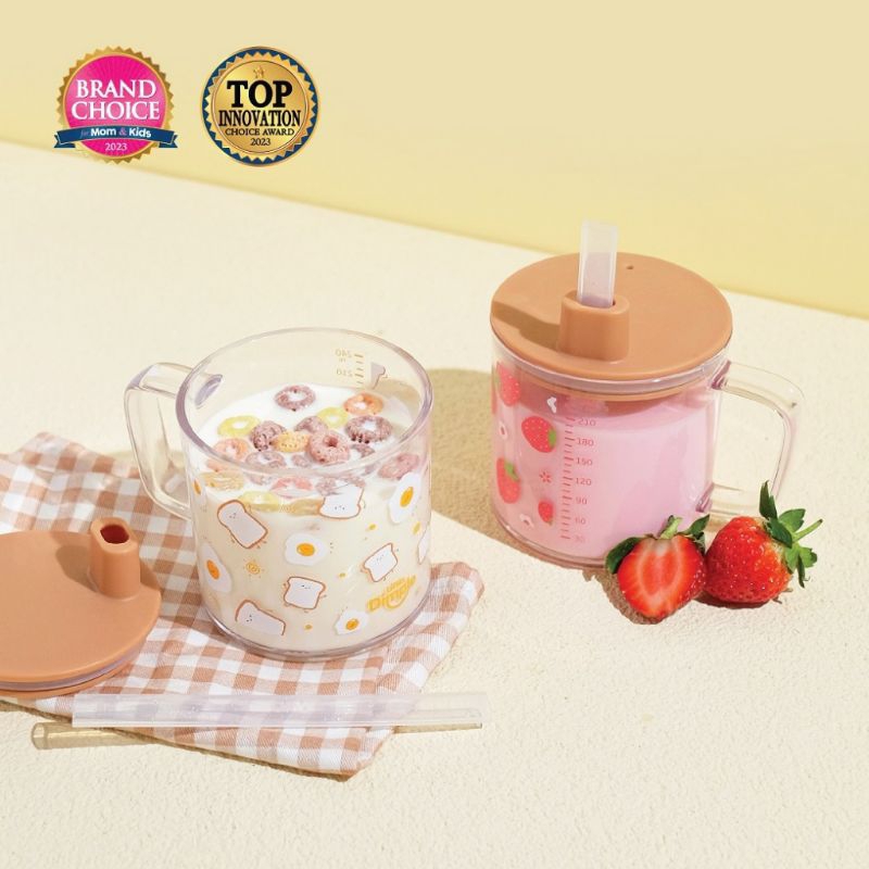 Little Dimple - Multipurpose Milk Cup - Straw Cup - Training Cup | Gelas Minum Anak