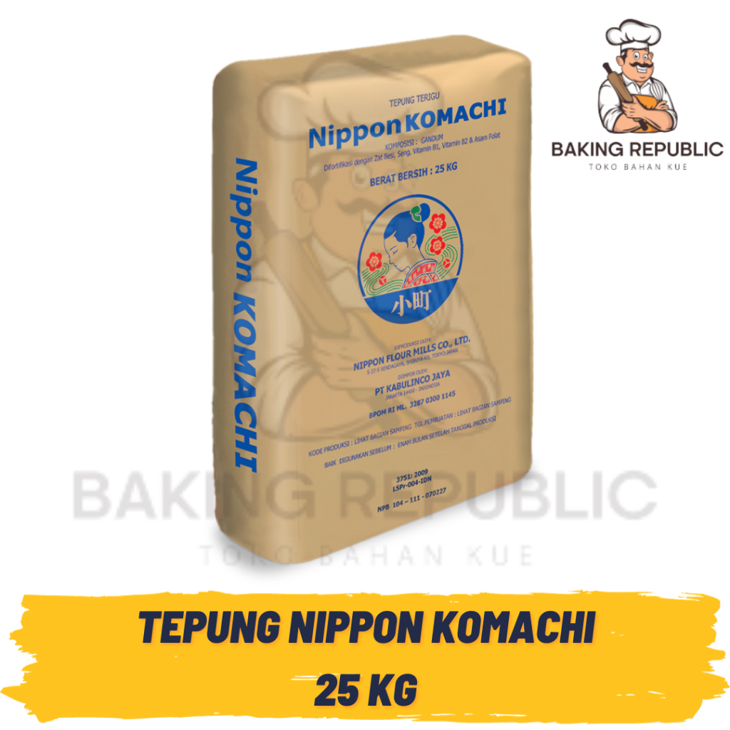 KOMACHI | TEPUNG KOMACHI | 25 KG | TEPUNG TERIGU KOMACHI