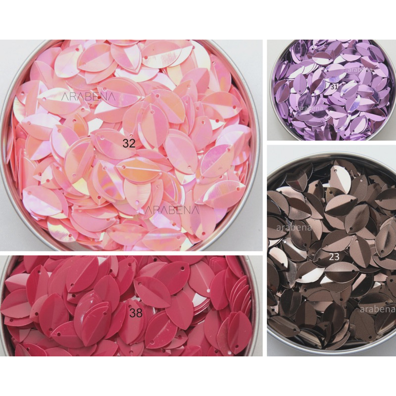 Sequin Daun, Payet Sequin Daun 10x15