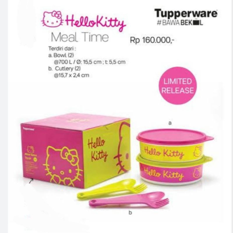 Hello Kitty Meal Set Tupperware