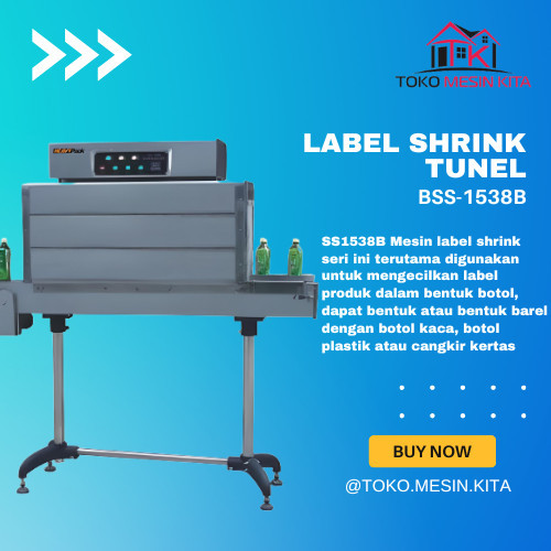 

Label Shrink Tunel / Mesin Penyusut Plastik Box,Produk,Botol BSS-1538B