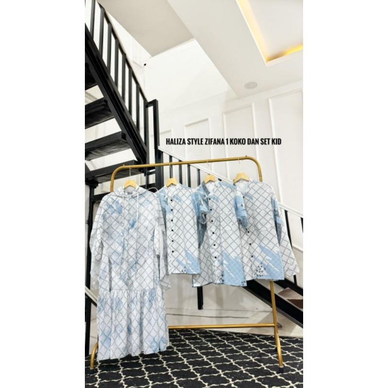 Zifana 1 series set couple family set / Pakaian keluarga / sarinvit couple / couple terbaru series s