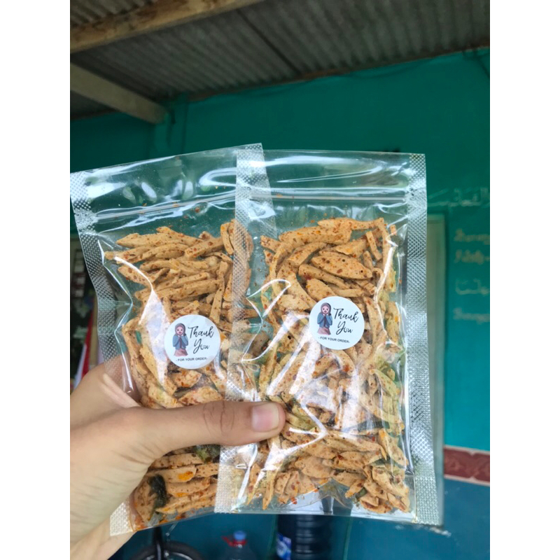 

Basreng pedas daun jeruk